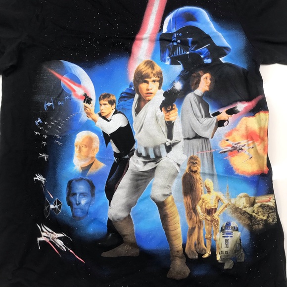 Star Wars T Shirt   Medium Size Black Color - Picture 2 of 6